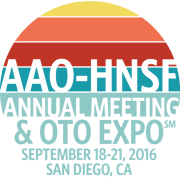 AAO-HNSF ANNUAL MEETING & OTO EXPO℠ in San Diego, CA on 18-21th September